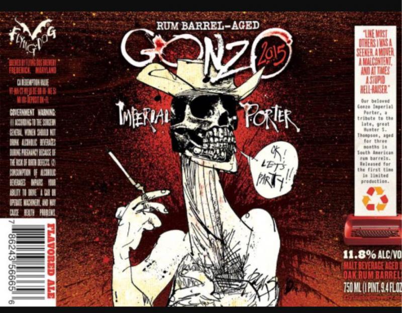 Gonzo Imperial Porter (Rum Barrel Aged)