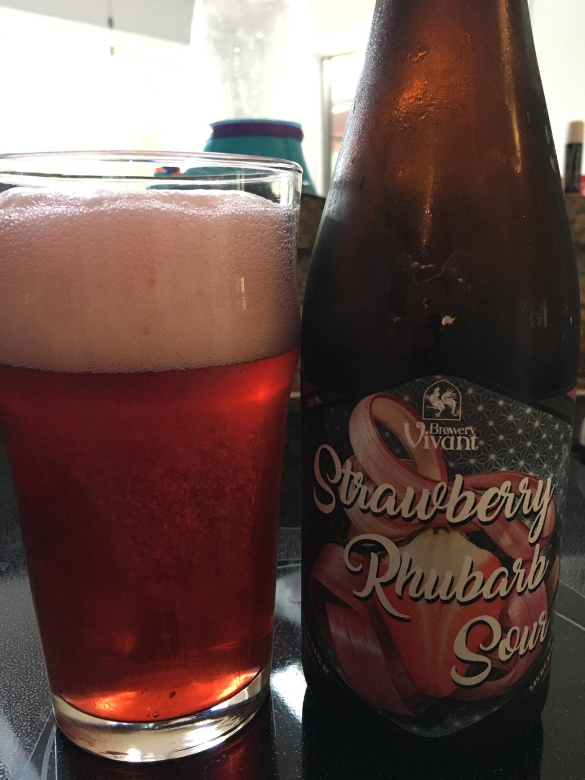 Strawberry Rhubarb Sour