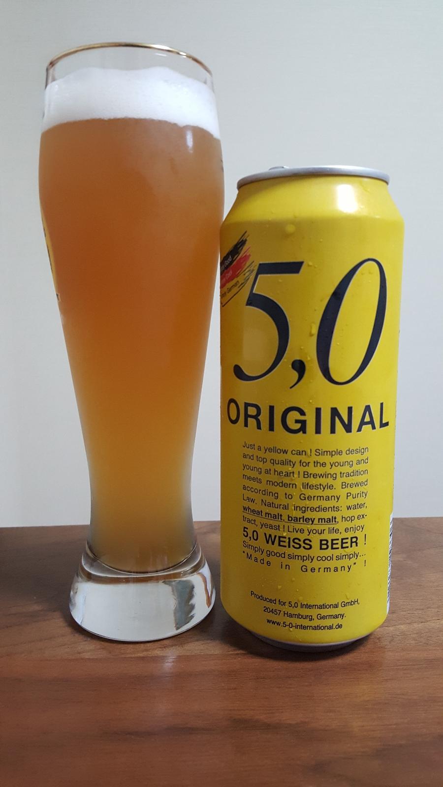 5,0 Original Weiss Beer