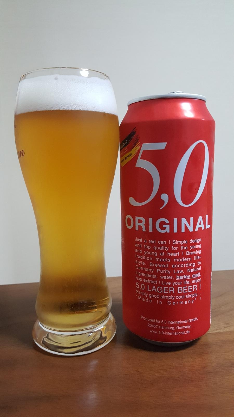 5,0 Original Lager Beer