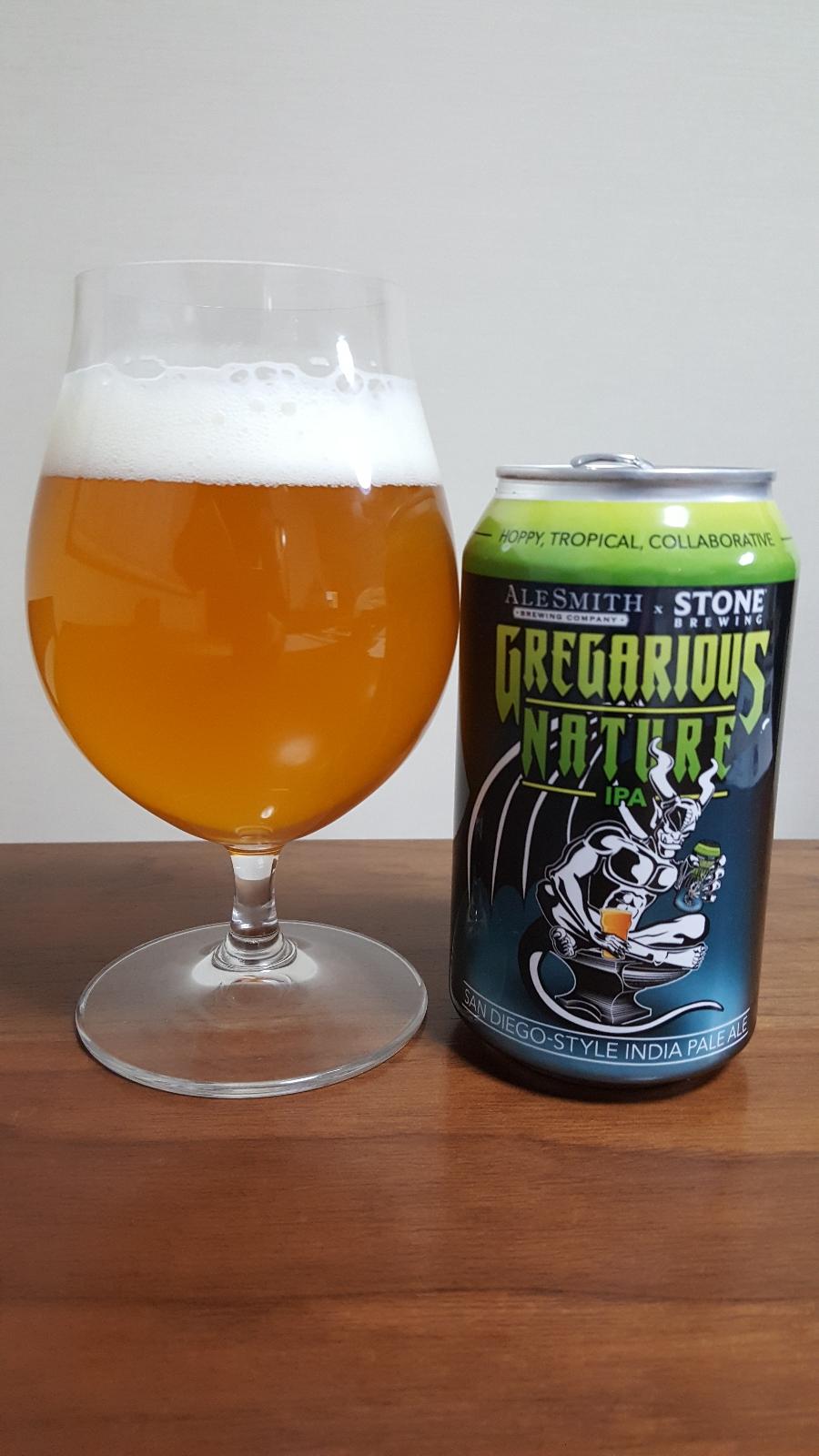 Gregarious Nature (Collaboration with Stone Brewing)
