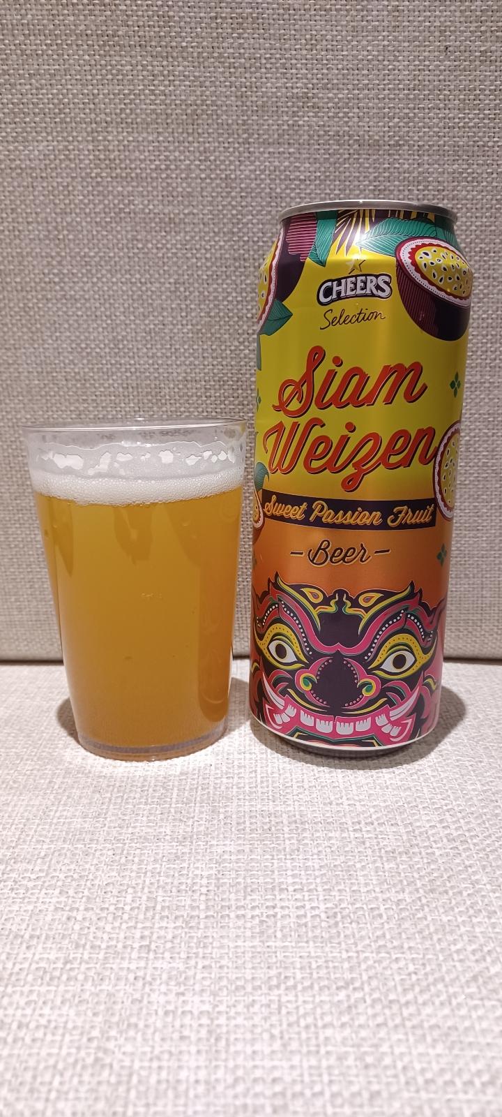 Cheers Siam Weizen with Sweet Passion Fruit