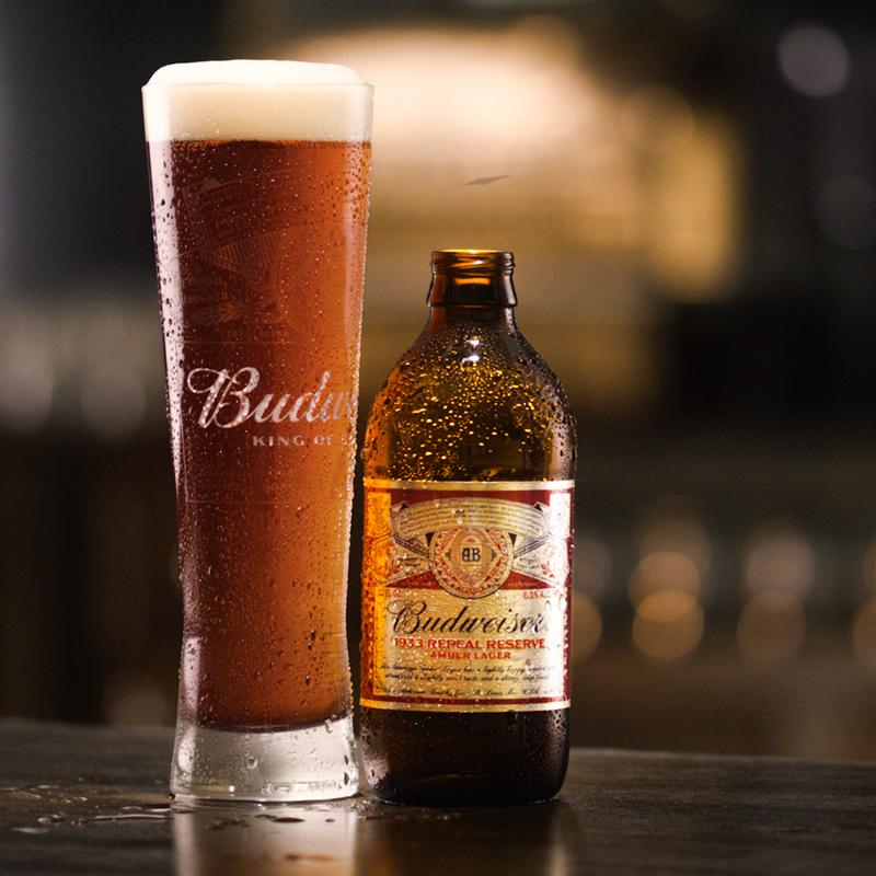 Budweiser 1933 Repeal Reserve Amber Lager