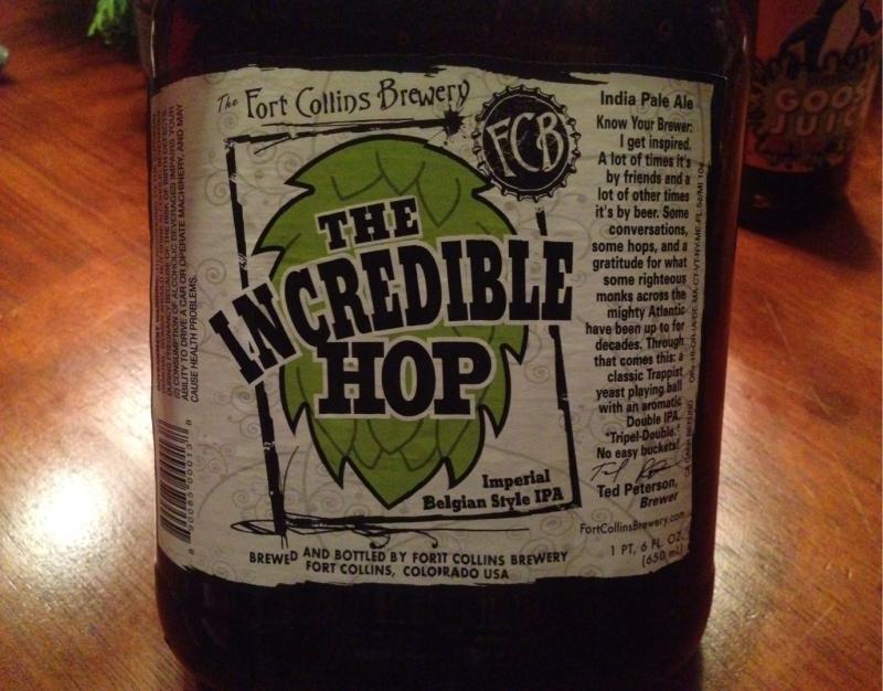 Incredible Hop Imperial Belgian Style IPA