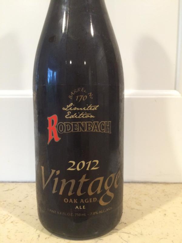 2012 Vintage Oak Aged Ale