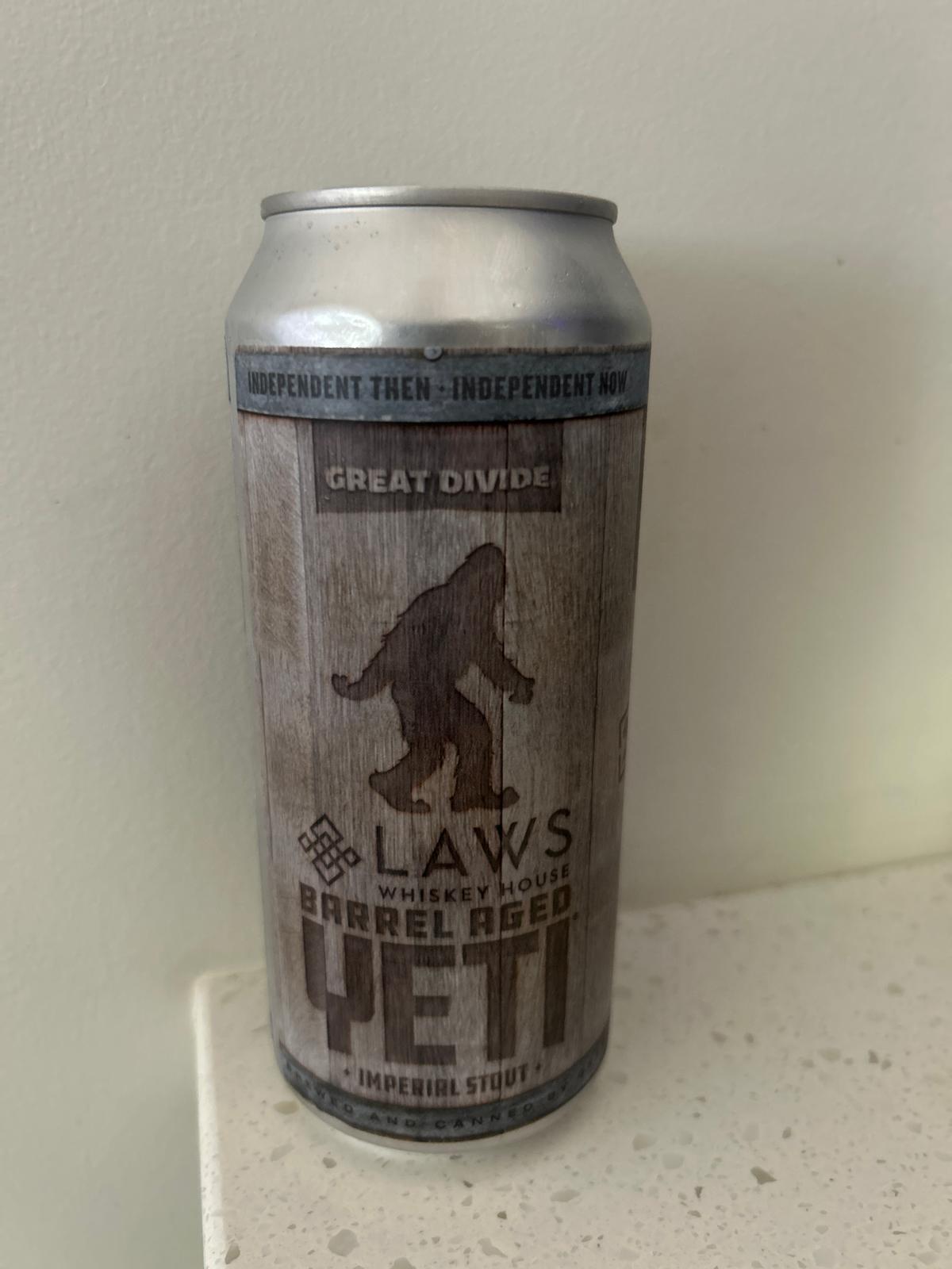 Yeti (Laws Whiskey Barrel Aged)