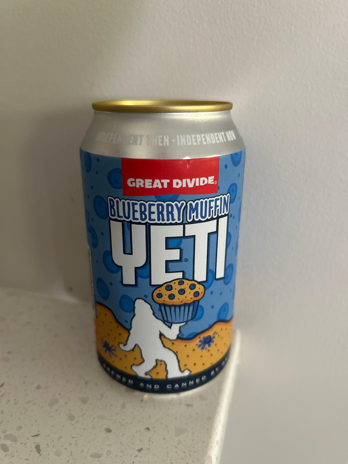 Yeti with Blueberry Muffin