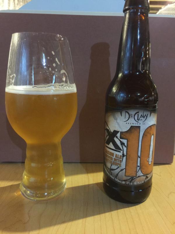 X-10 Saison Ale With Cantaloupe