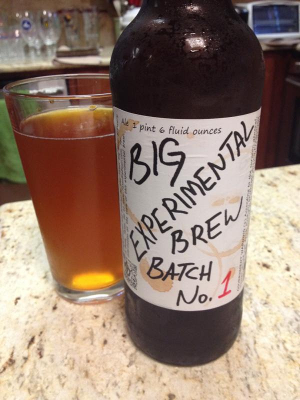 Big Experimental Brew Batch No. 1