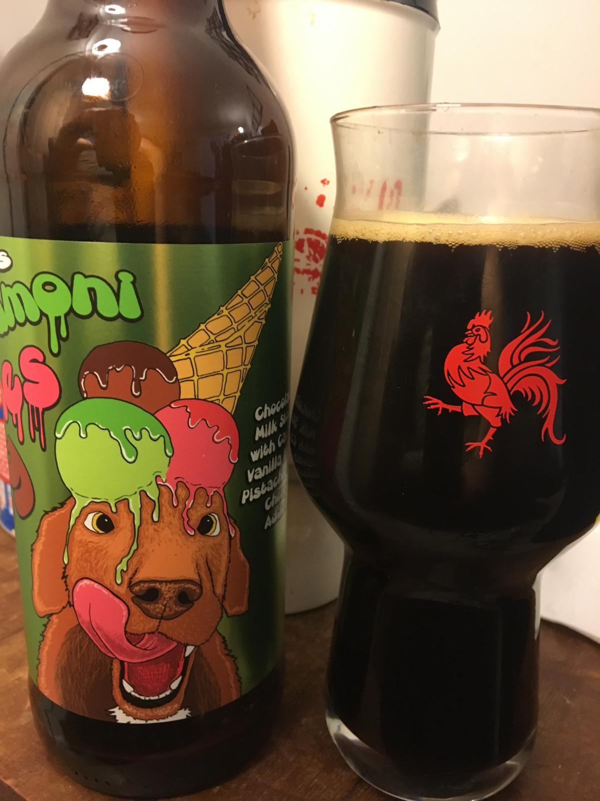 Spumoni Jones dog