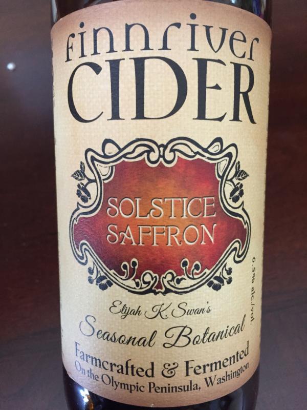 Solstice Saffron Cider