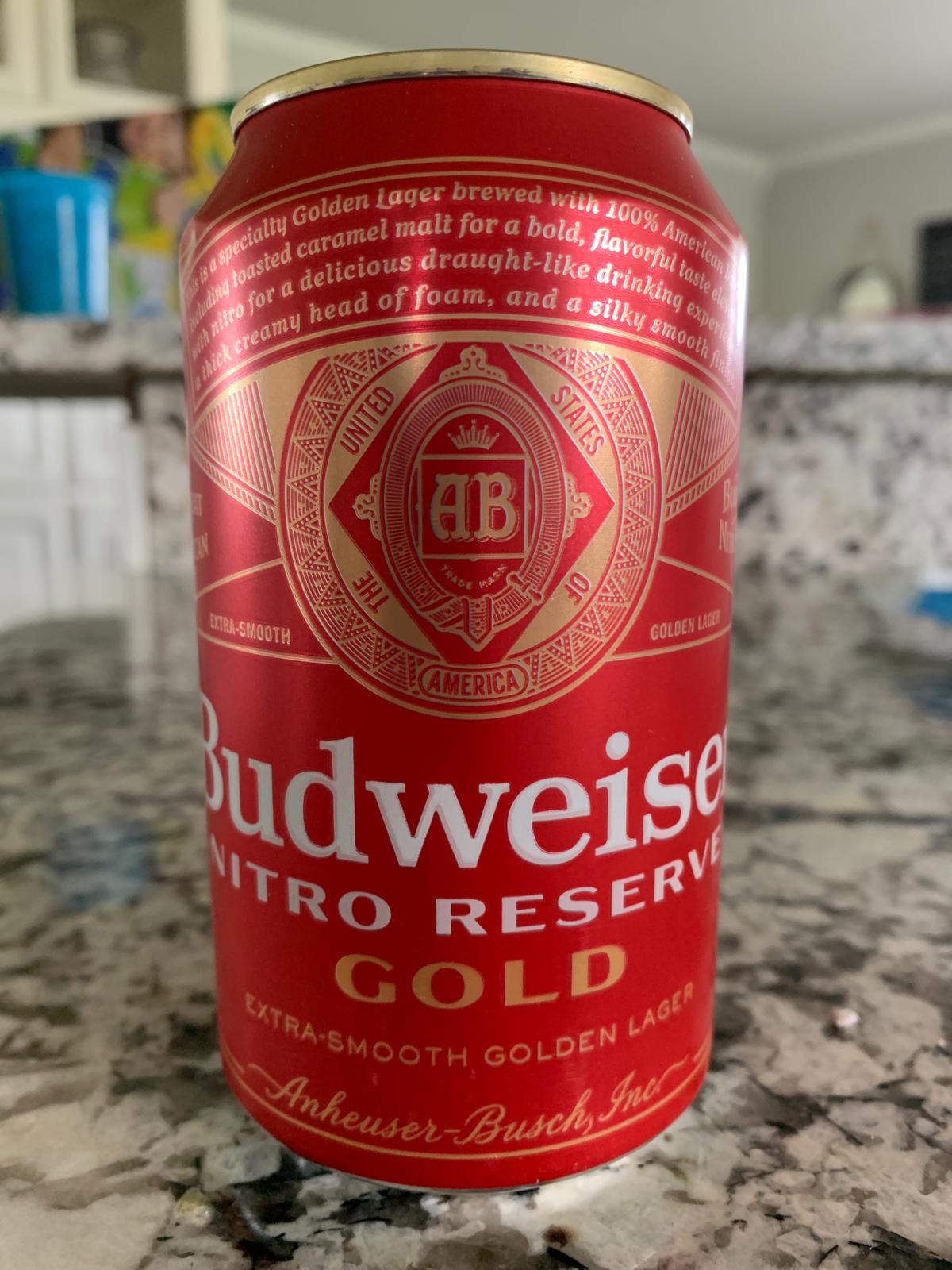 Budweiser Nitro Reserve Gold